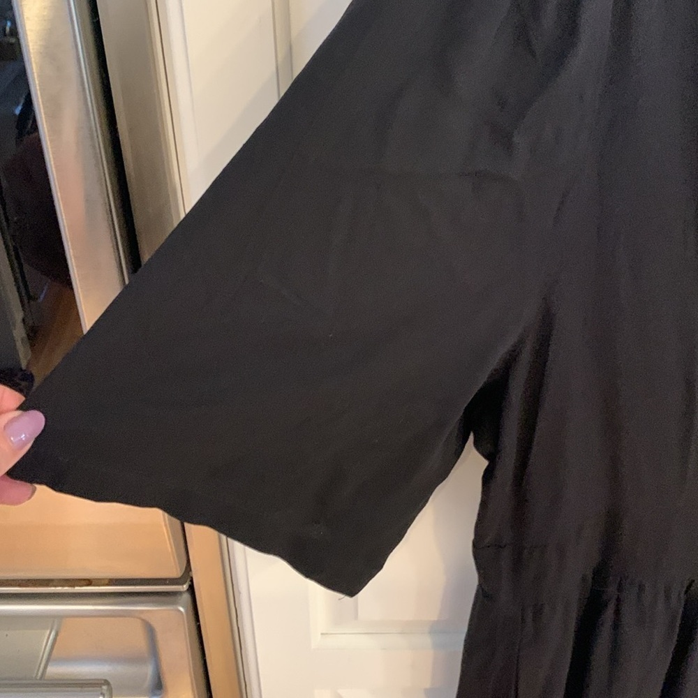 BloomChic Black Dress with White Buttons - Picture 4 of 8